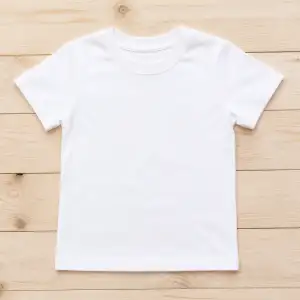Dětské Bílé Tričko Bez Potisku